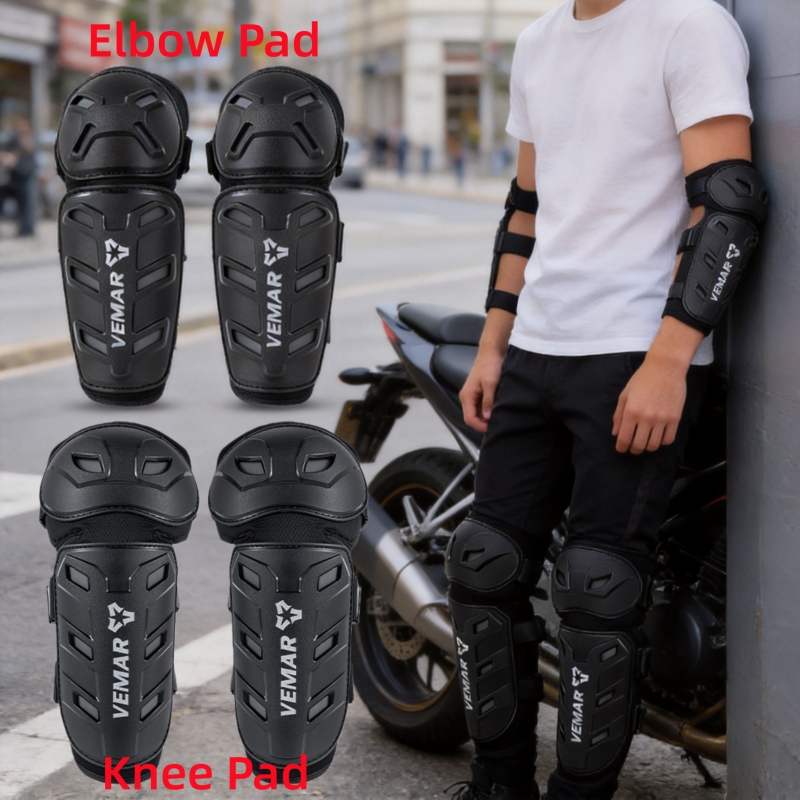 Cycling Gear Padding - VEMAR Adult Breathable Lightweight Knee Elbow