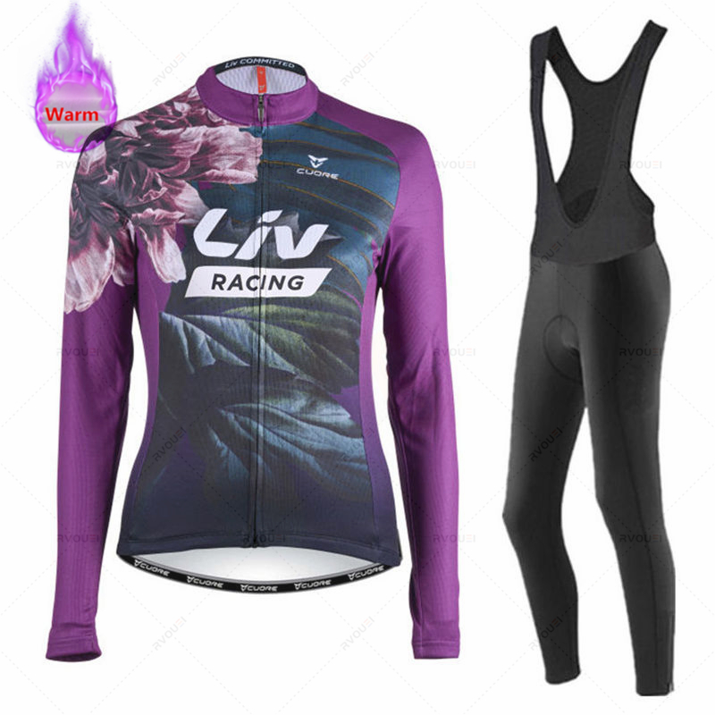 Cycling Gear Outfit - Liv Women Winter Bicicleta Set Outdoor