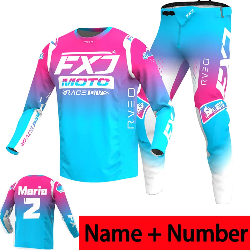 Cycling Gear Pants - NEW 2025 FXJ pink enduro motocross