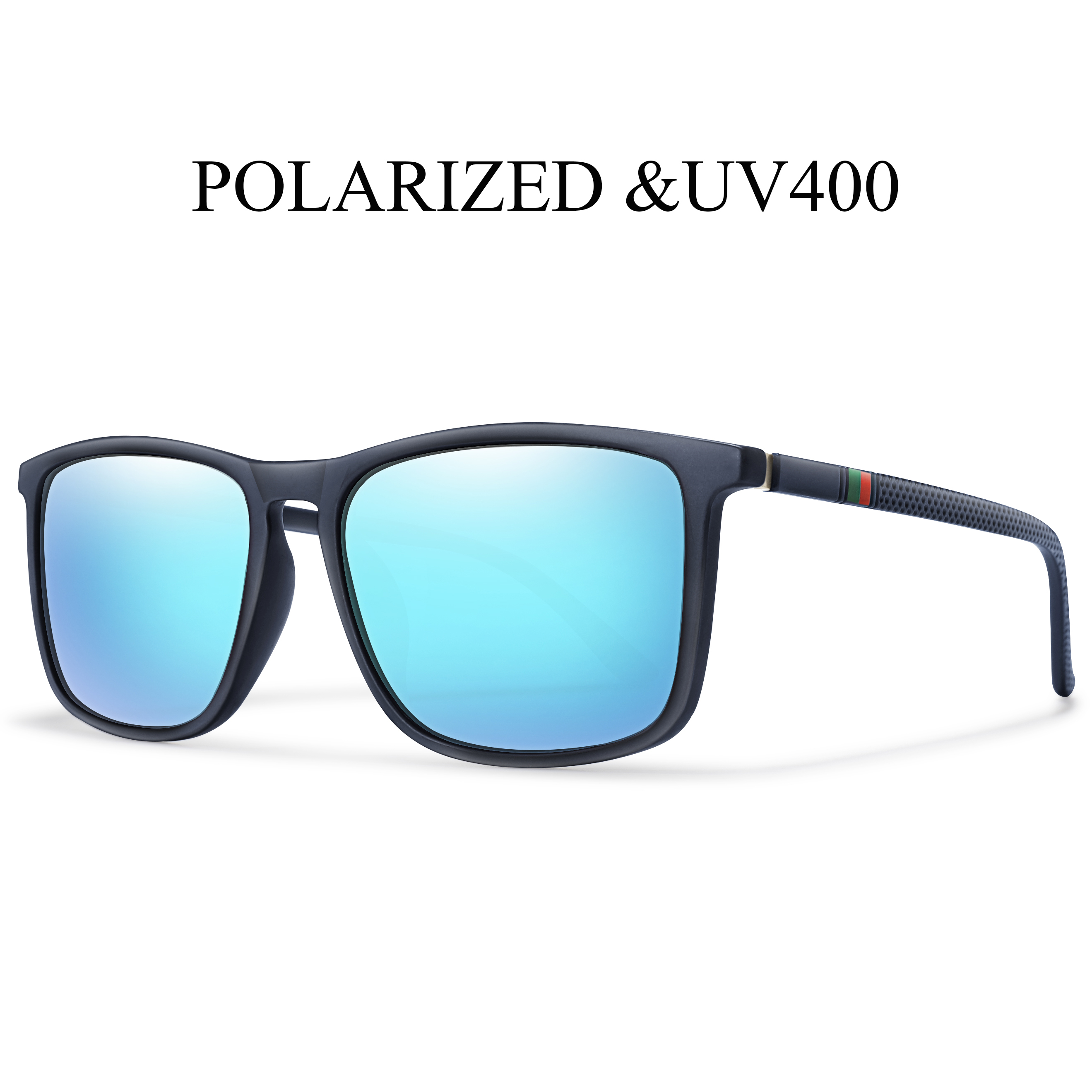 Vintage Cycling Gear - Single Luxury Square Vintage Polarized Sunglasses