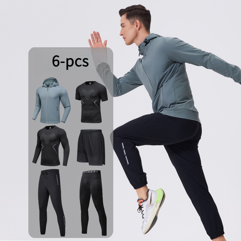 Men's 6-Piece Sportswear Set w - огляд і ціна Cycling Gear Outfit