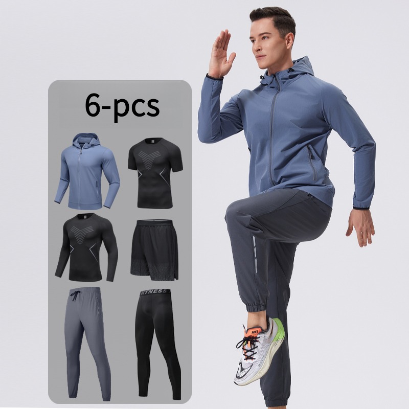 Men's 6-Piece Sportswear Set w - огляд і ціна Cycling Gear Outfit