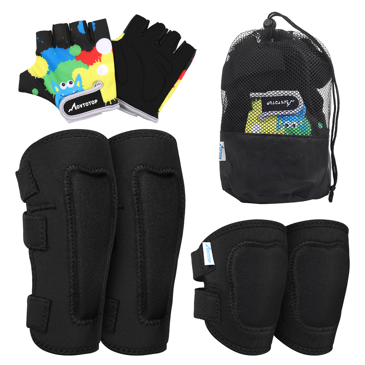 MOVTOTOP Protective Gear Set K - огляд і ціна Cycling Gear Padding