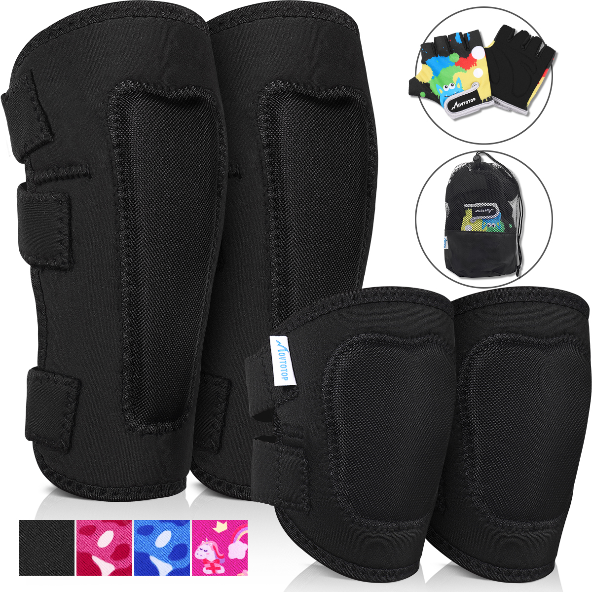 MOVTOTOP Protective Gear Set K - огляд і ціна Cycling Gear Padding