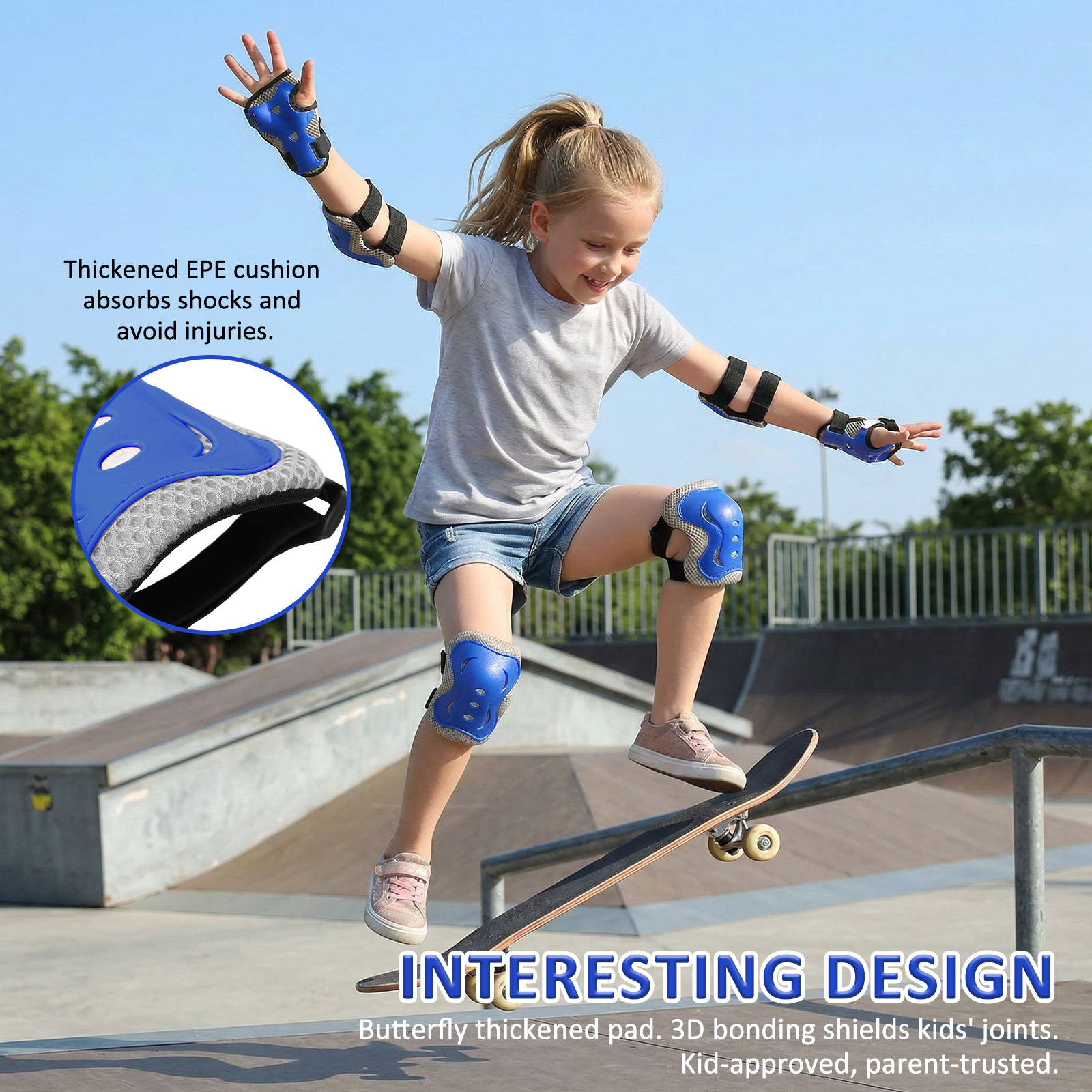 6 in 1 Knee Pads and Elbow Pad - огляд і ціна Cycling Gear Padding