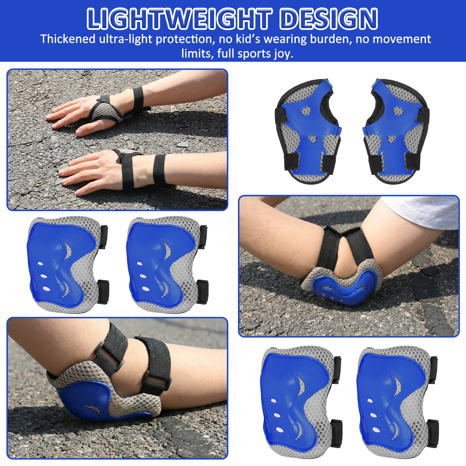 6 in 1 Knee Pads and Elbow Pad - огляд і ціна Cycling Gear Padding