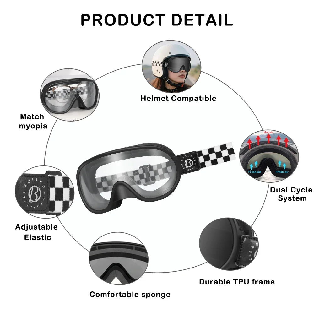Vintage Motorcycle Goggles Ove - огляд і ціна Vintage Cycling Gear