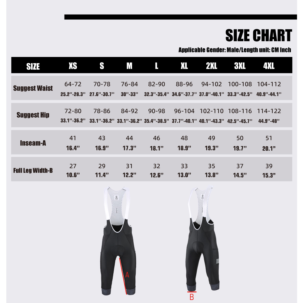 KEMALOCE Men Cycling 3/4 Pants - огляд і ціна Cycling Gear Pants