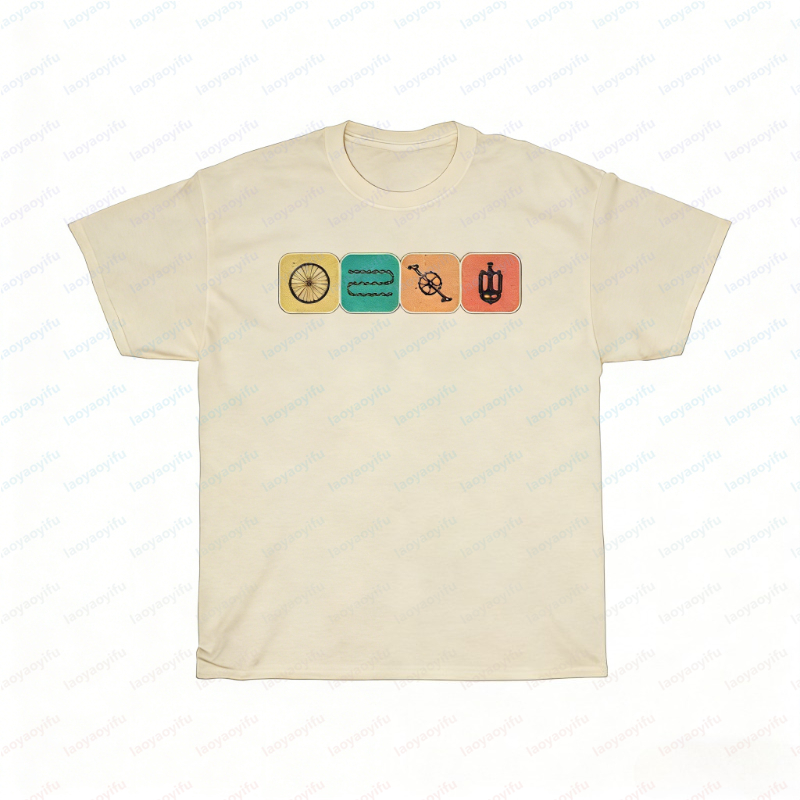 Bike Parts T-shirt Cycling Shi - огляд і ціна Vintage Cycling Gear