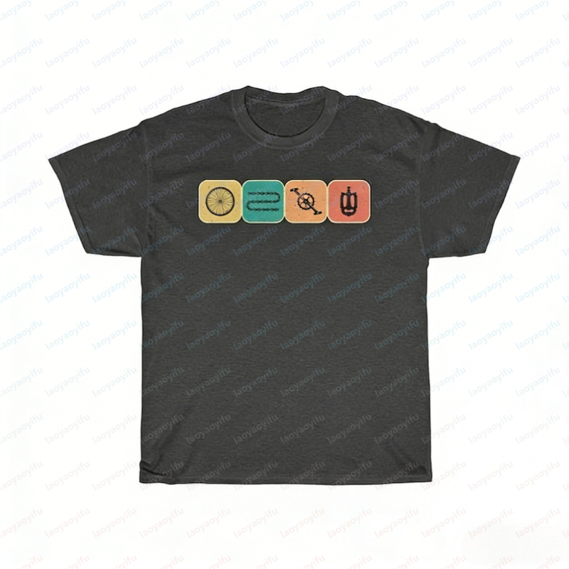 Bike Parts T-shirt Cycling Shi - огляд і ціна Vintage Cycling Gear
