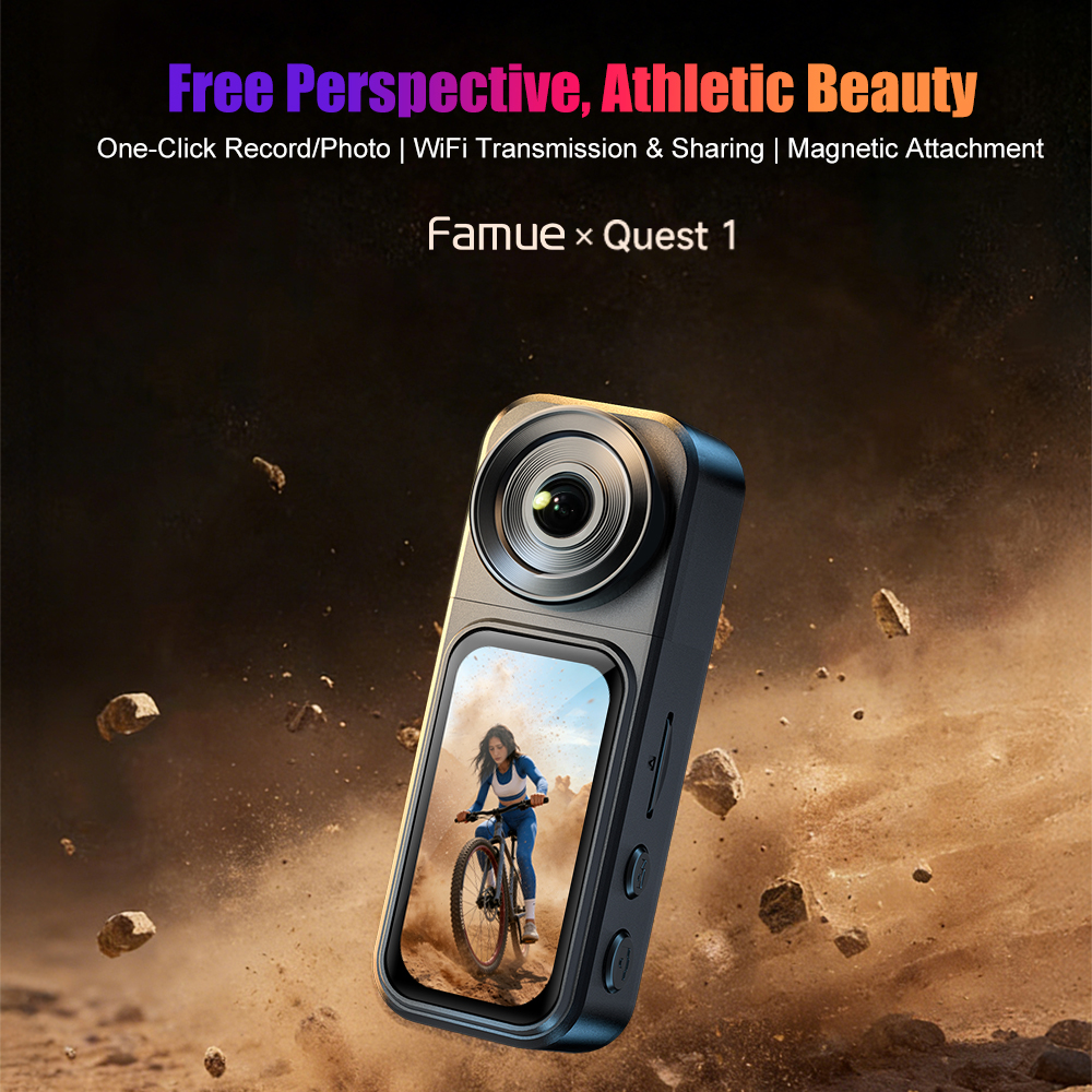 Famue Quest 1 Action Camera  r - огляд і ціна Cycling Gear Outfit