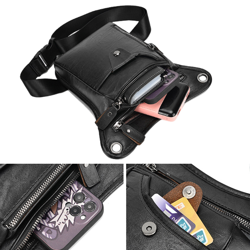 Vintage Pu Leather Waist Pack  - огляд і ціна Vintage Cycling Gear