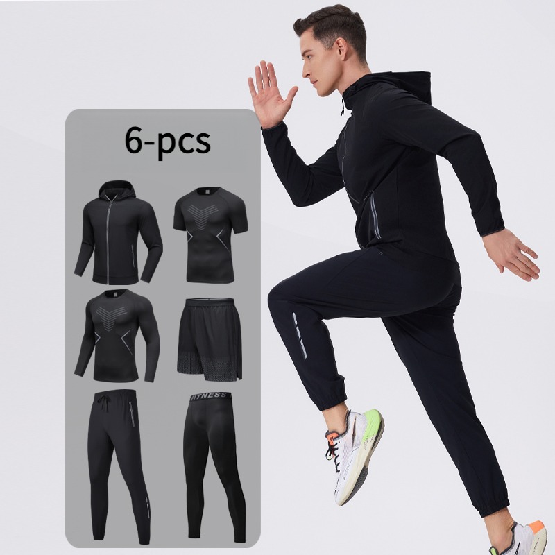 Men's 6-Piece Sportswear Set w - огляд і ціна Cycling Gear Outfit